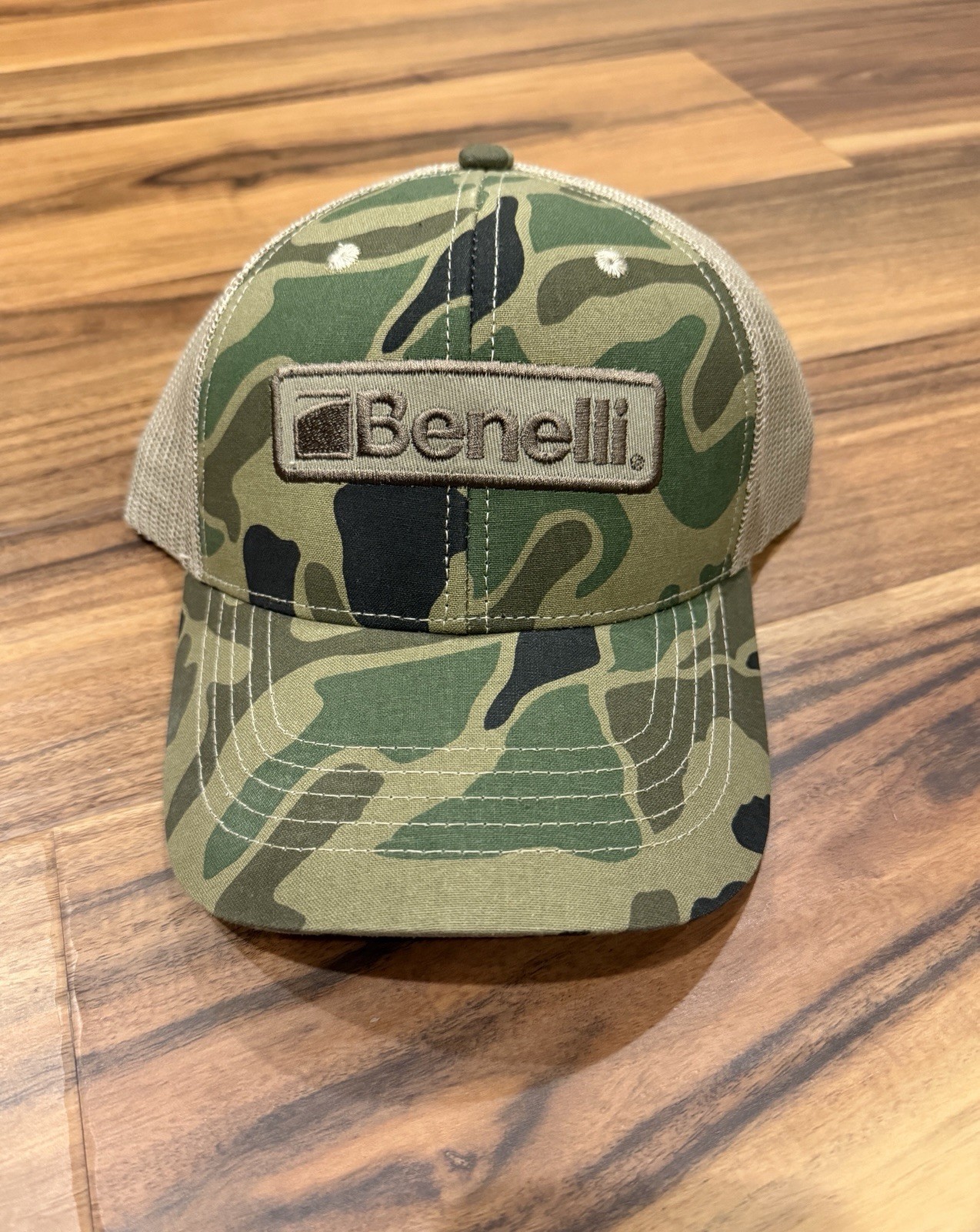 Benelli Camouflage Mesh Adjustable Ball Cap Snapback