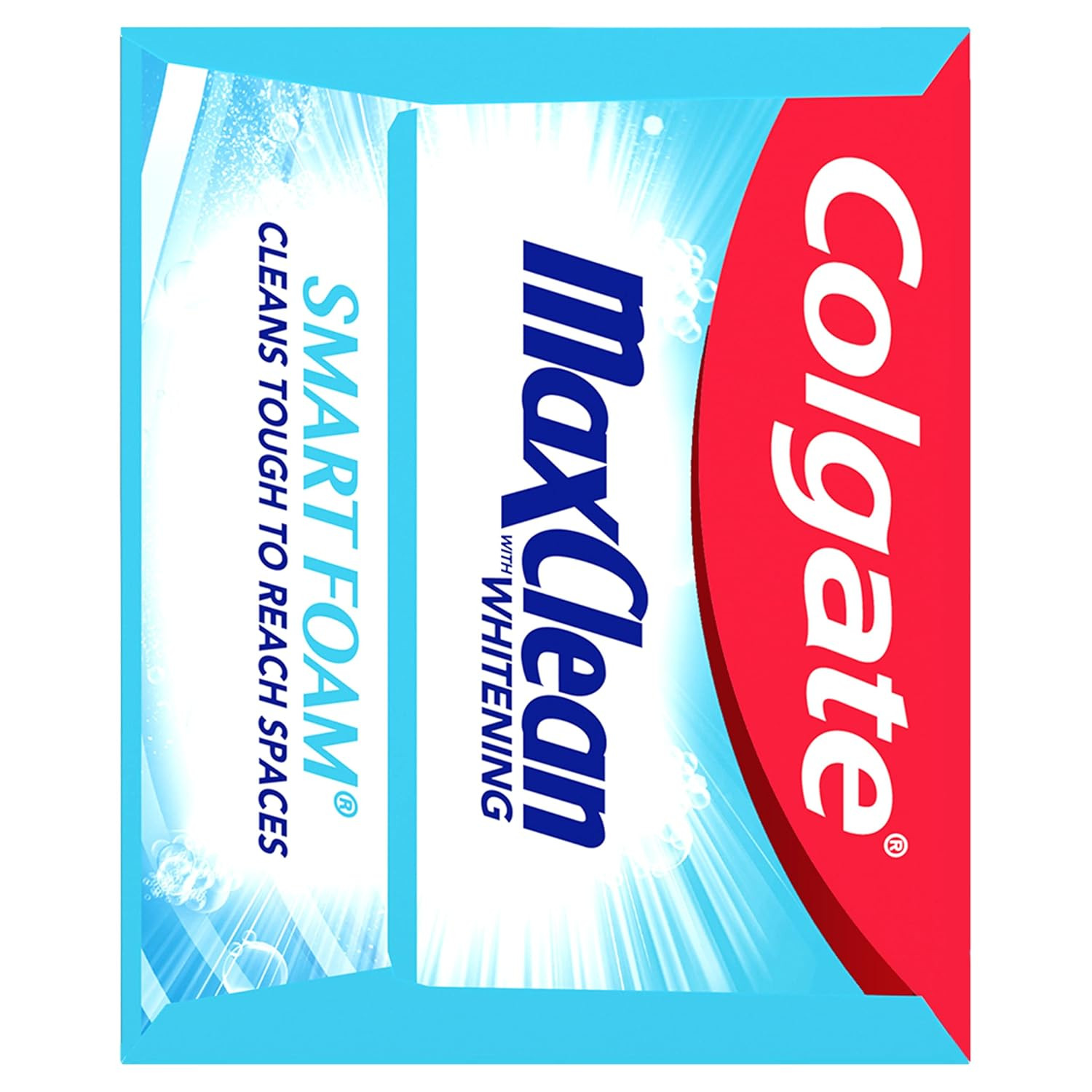 Max Clean Whitening Foaming Toothpaste with Fluoride, Effervescent Mint, 6 Ounce