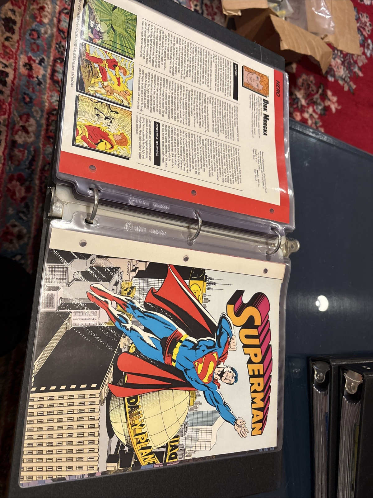 Comic Book Bio Binder