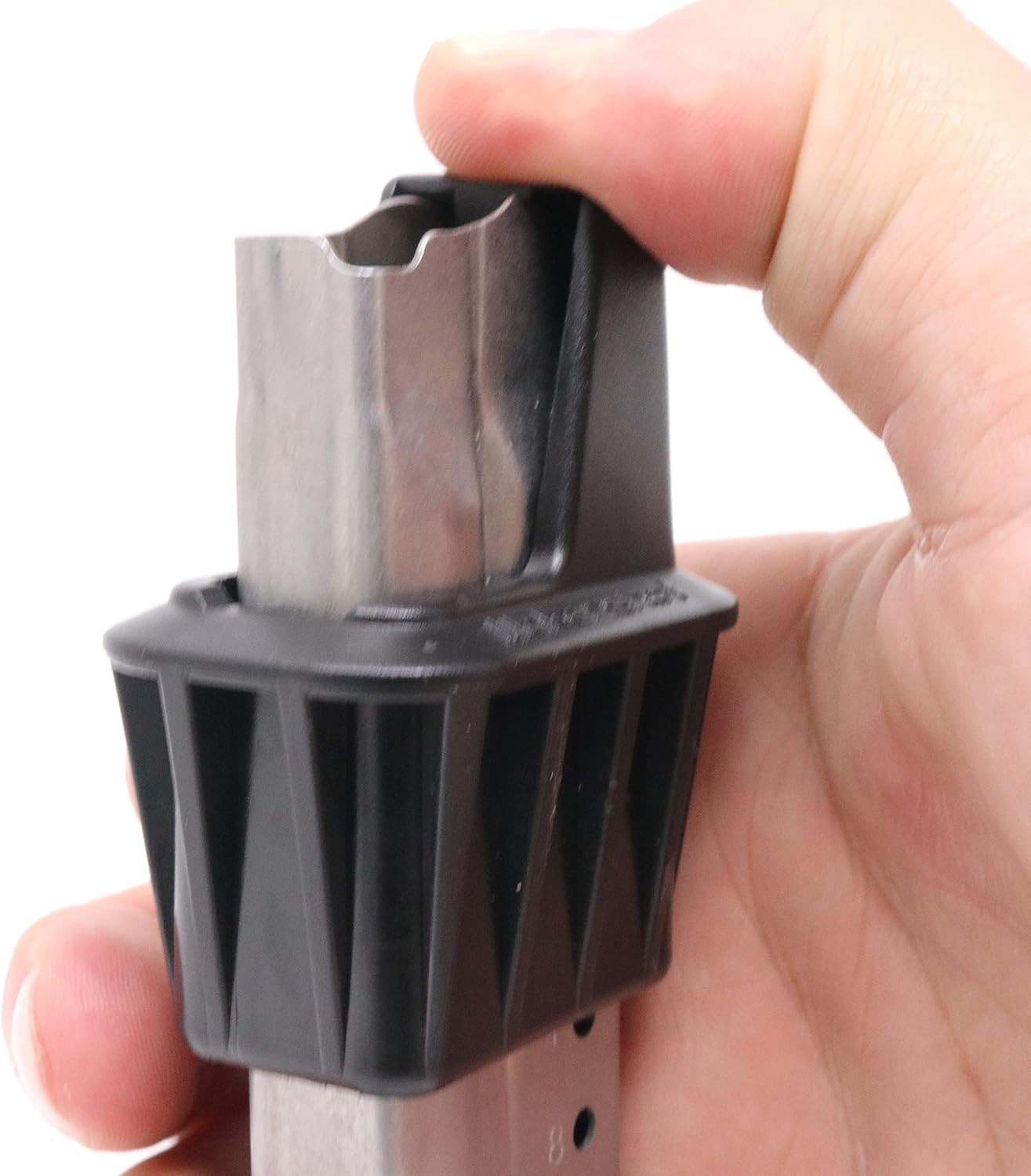 High-Quality Polymer Speed Loader for Smith & Wesson Pistol Magazines - Black