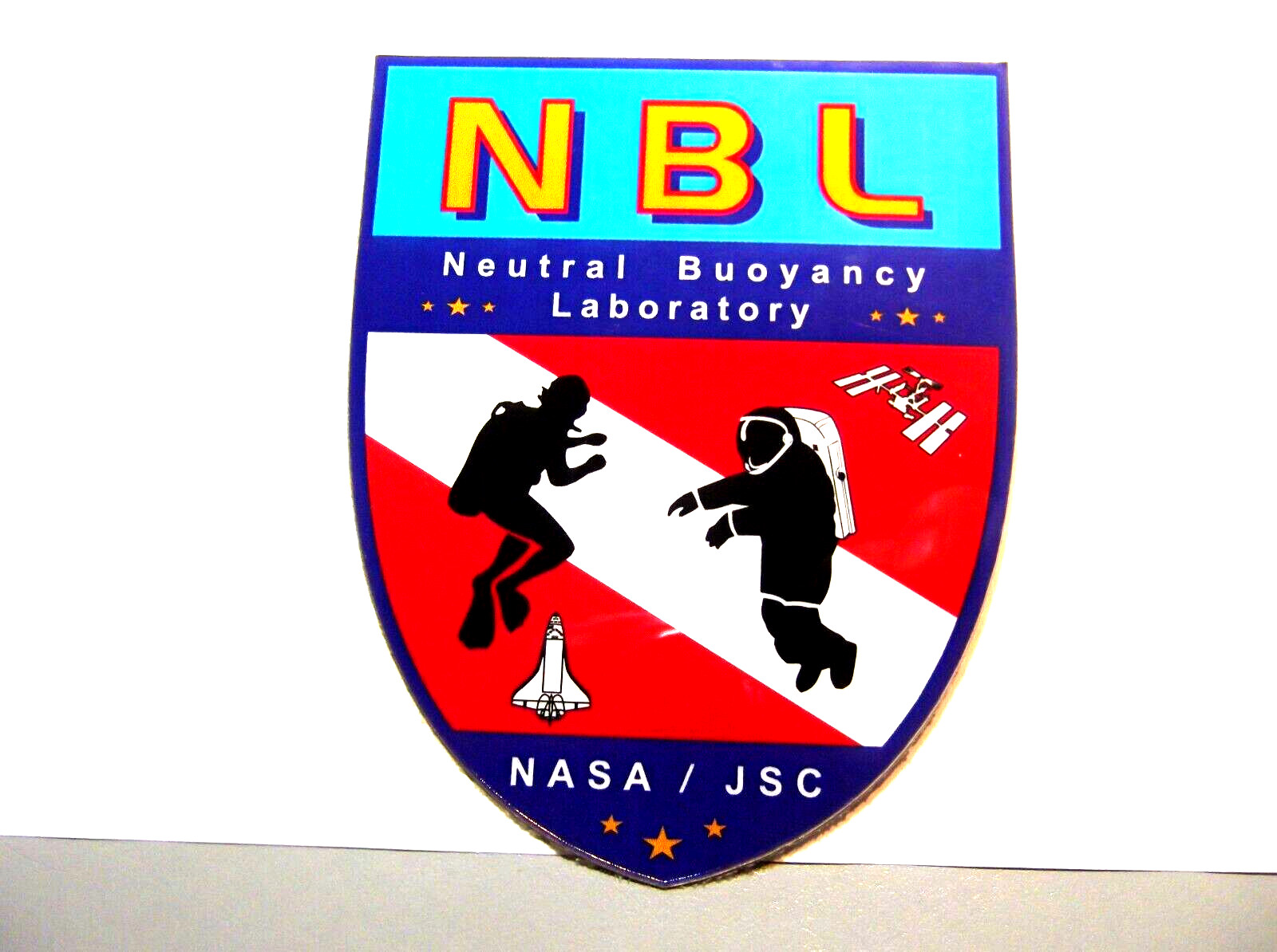 ORIGINAL NASA NBL DIVER STICKER SPACE USA ASTRONAUTS VERY RARE (4072)