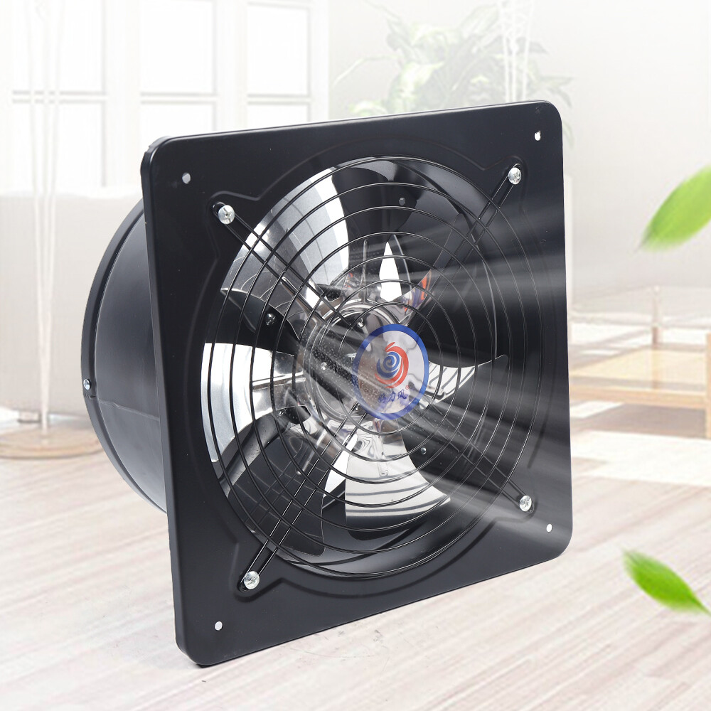 12"Commercial Ventilation Extractor Exhaust Fan Blower Wall Mounted Kitchen 110V