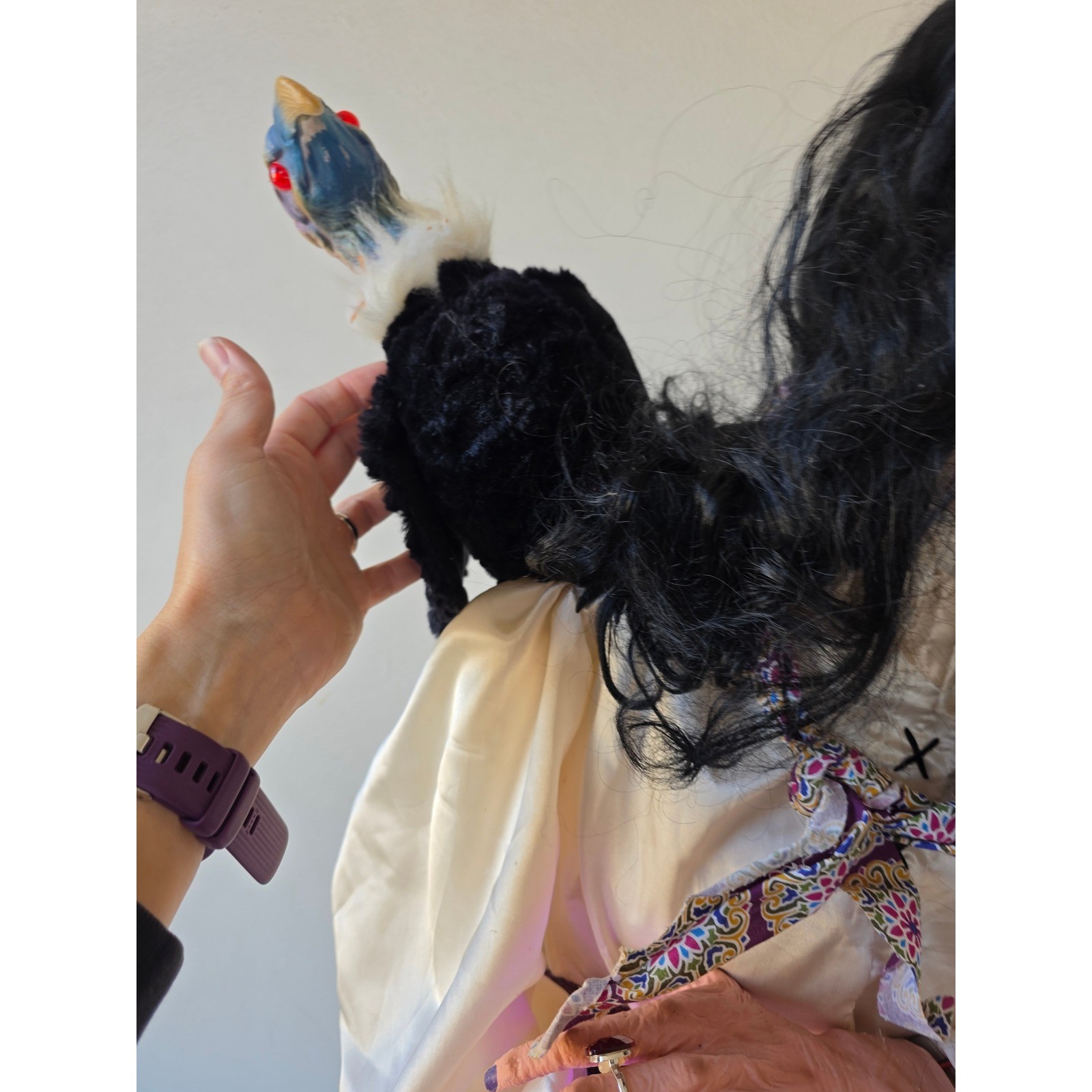 Vintage magic power fortune teller AS IS Halloween vulture life-size