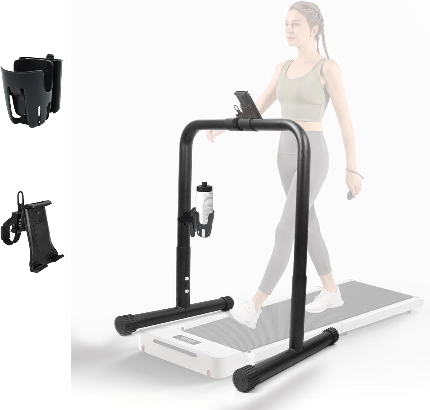 Walking Pad Handle Bar Attachment Only, Fits Walking Mats up to 21.5 inches, ...