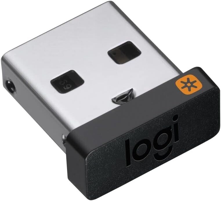 Logitech Unifying USB Receiver 2.4GHz Wireless Dongle – Connect Up to 6 Devices