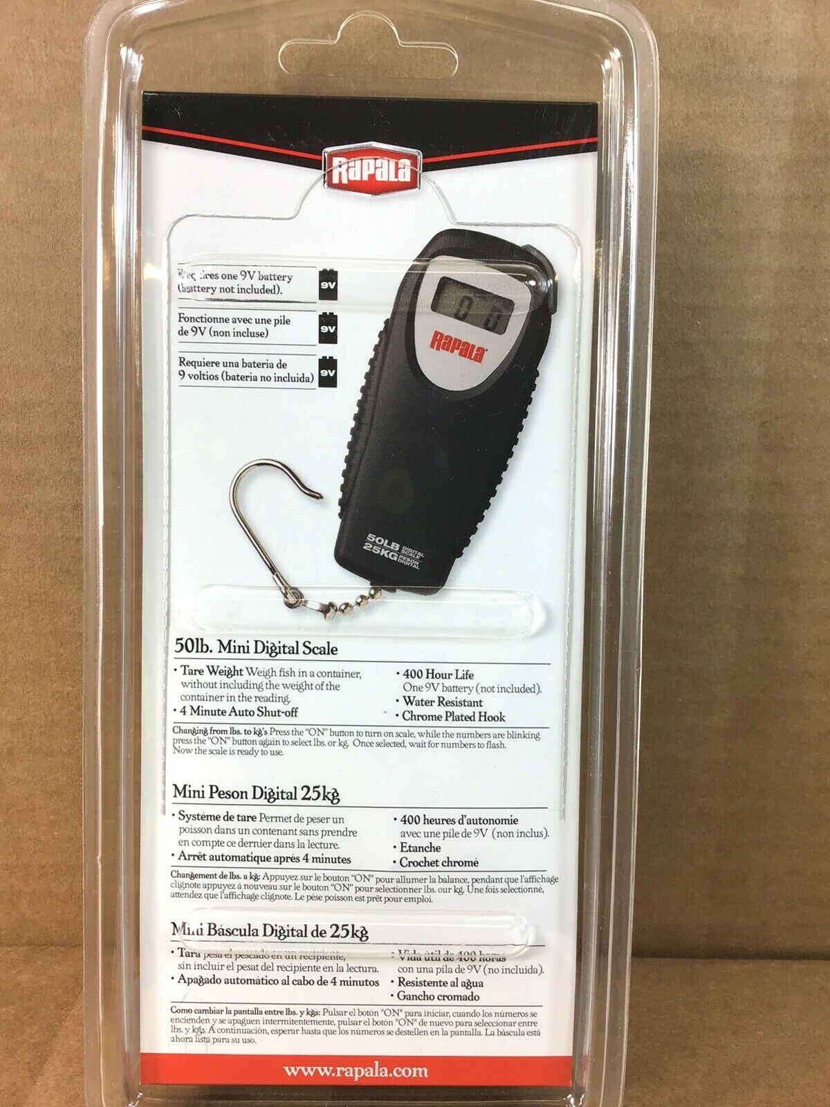 Rapala 50lb Mini Digital Scale RMDS-50