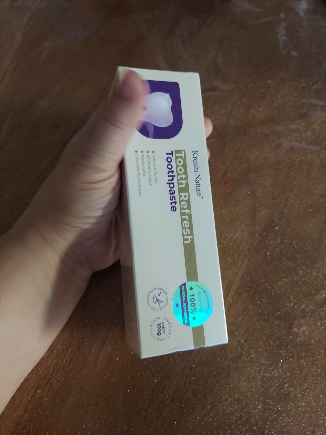 Kreain Nature Tooth RefreshToothpaste Natural Ingredients Exp 10/2028