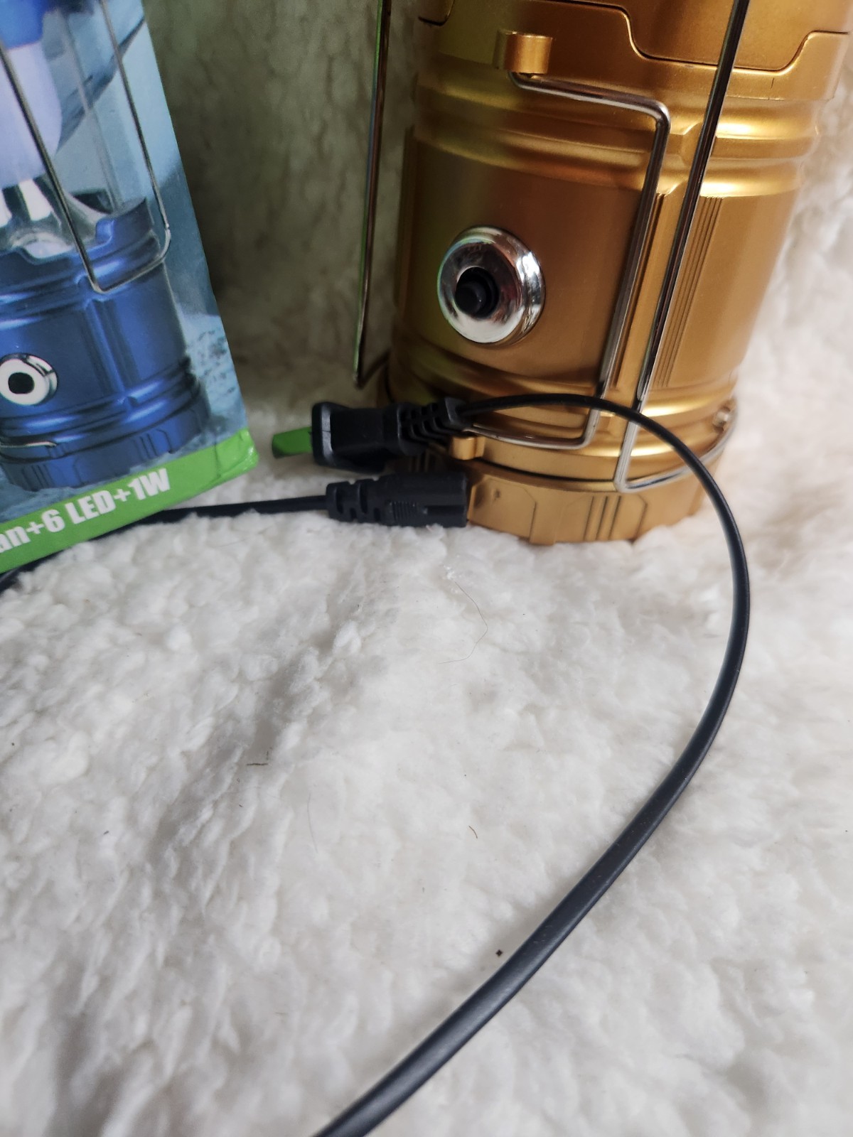 Multifunctional Mini Fan Solar Camping Lamp NIB