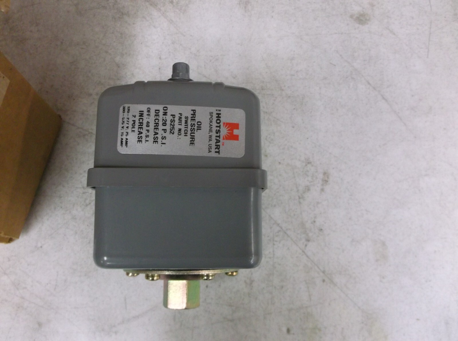 Kim Hotstart PS252 Oil Pressure Switch