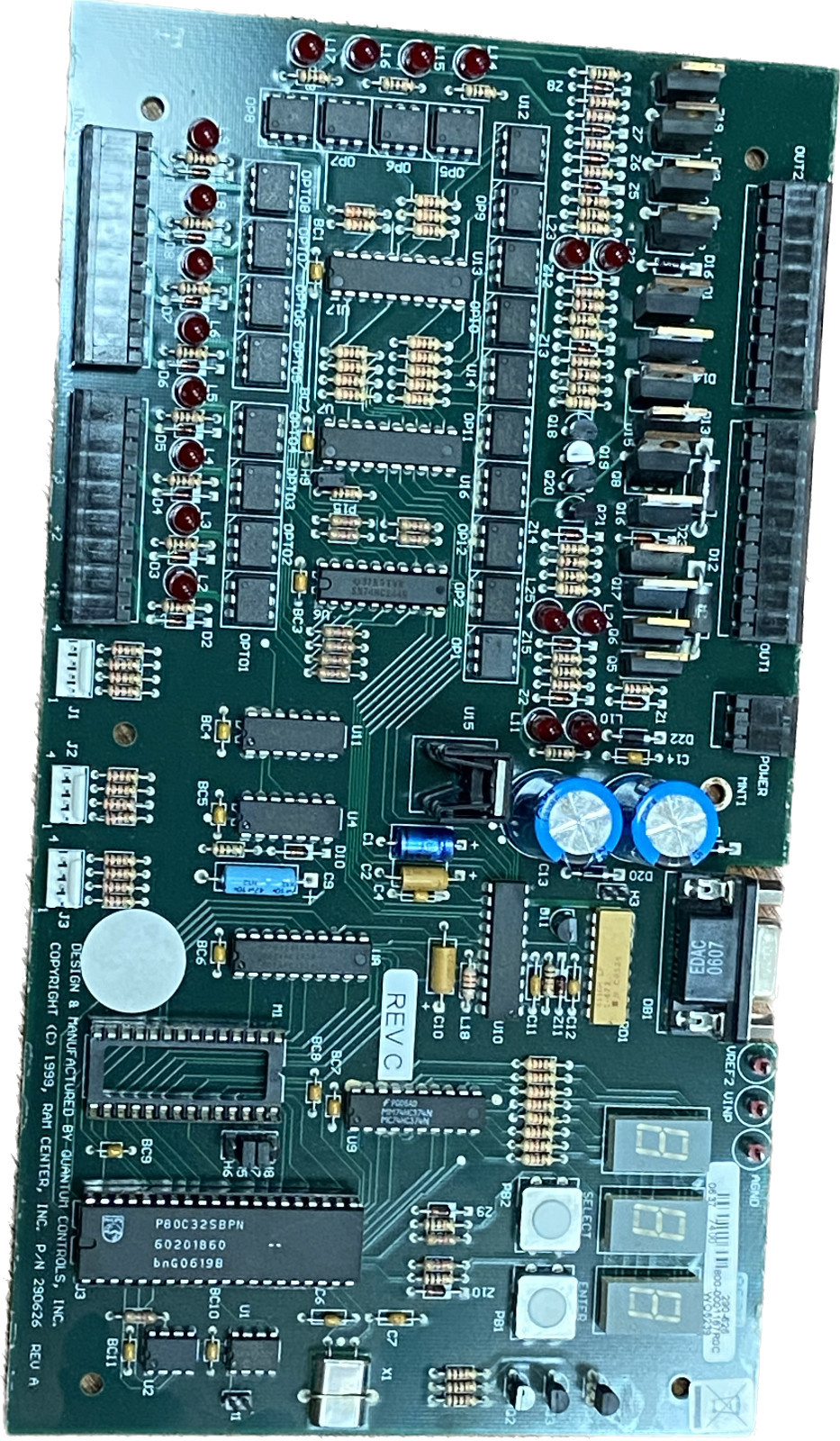 Ram 290626 PCB PLUS CONTROLLER W/DISPLAY OBSOLETE ** LAST ONE**