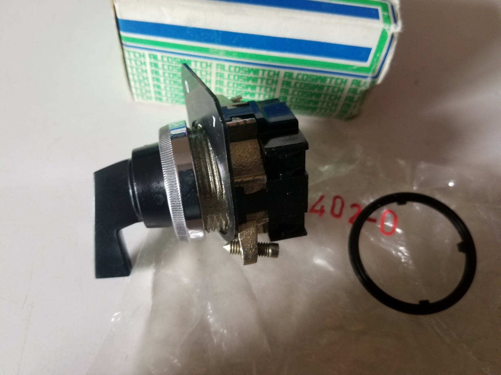 New AlcoSwitch (2) Position Rotary Selector Switch, Maintained, 30mm, M6402-0