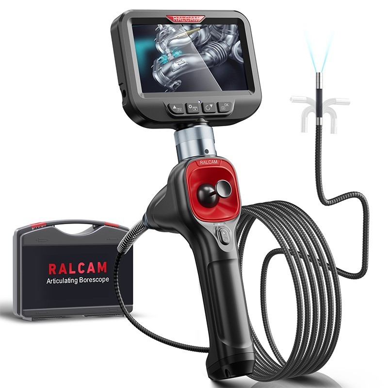 Ralcam 4 way 360°Joystick Borescope Endoscope Camera with light