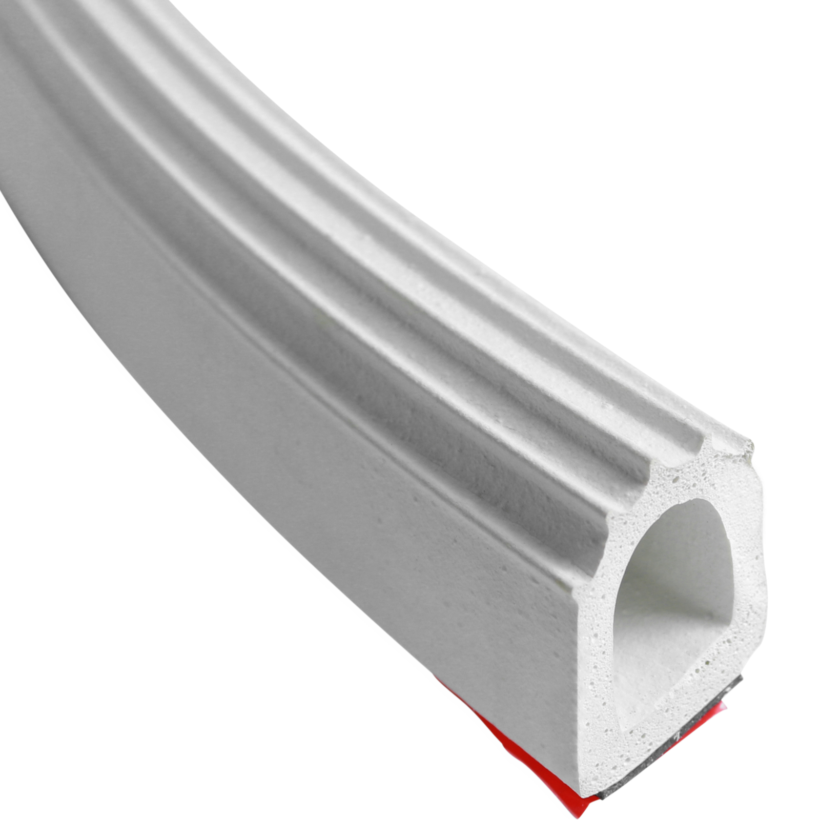 Auto RV Marine WHITE Self Adhesive Exterior RV Slide Out D Rubber Weather Seal