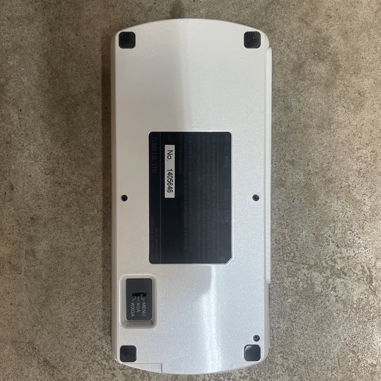 ELMO MO-1 Overhead Visual Live Document Camera NO AC ADAPTER
