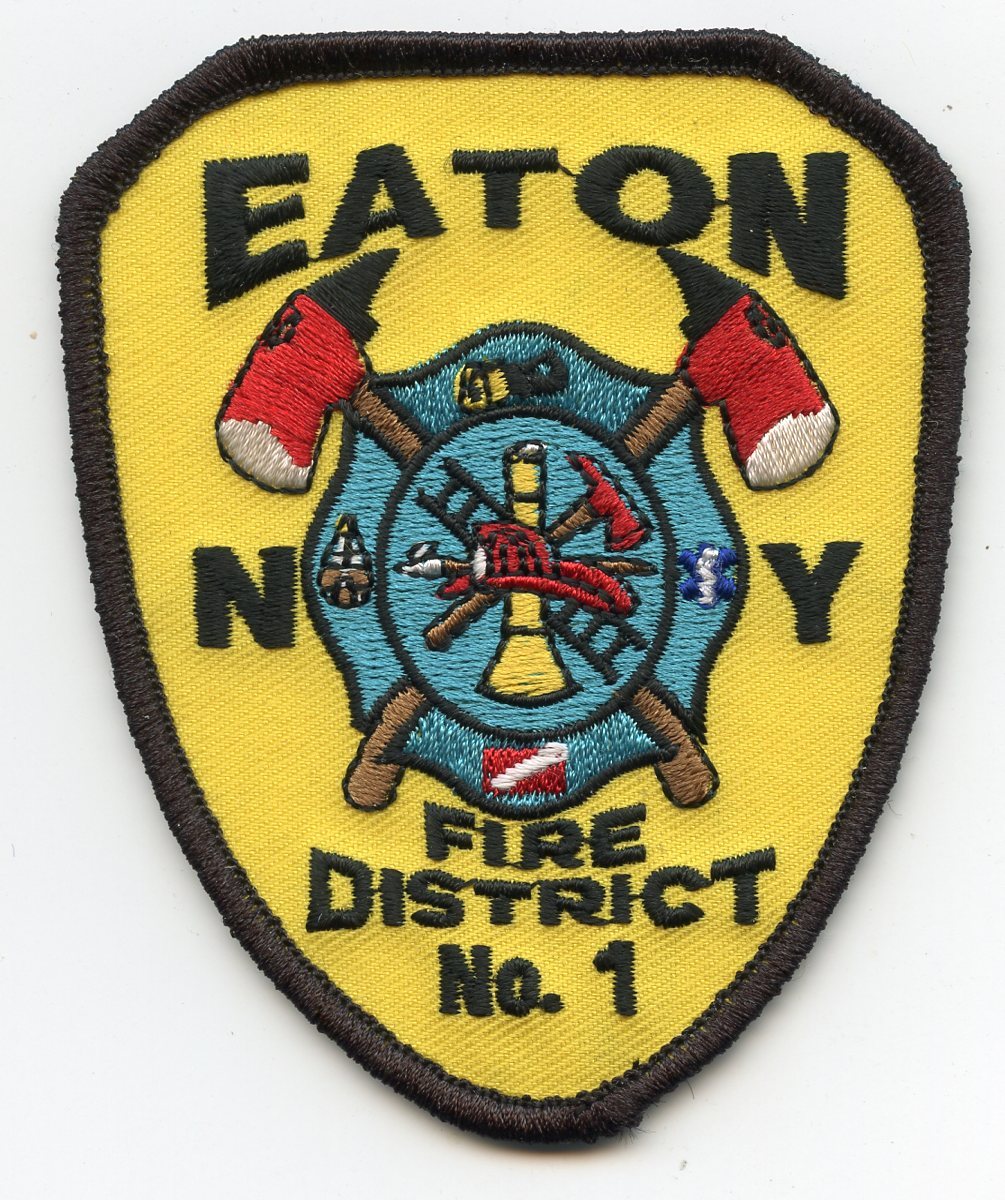 EATON NEW YORK NY Fire District FIRE PATCH
