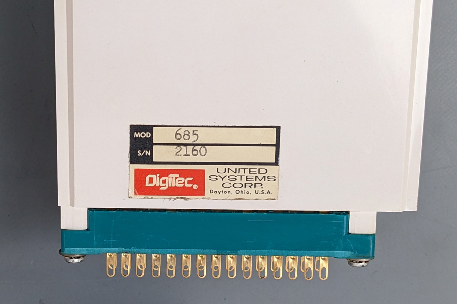 (3) DIGITEC 685 Comparator Modules