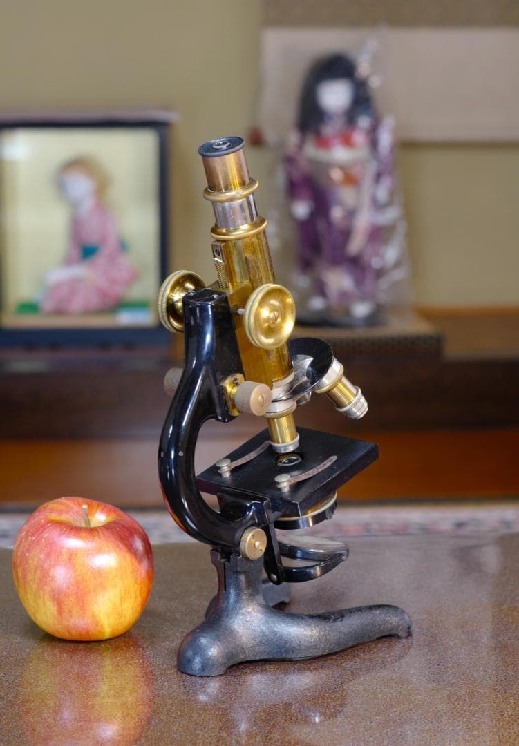 microscope antique vintage collectible Olympus' Mizuho microscope