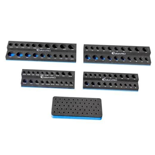 Foam Socket Organizer for Tool Box Drawer,Sockets Holder for Both Whole Set