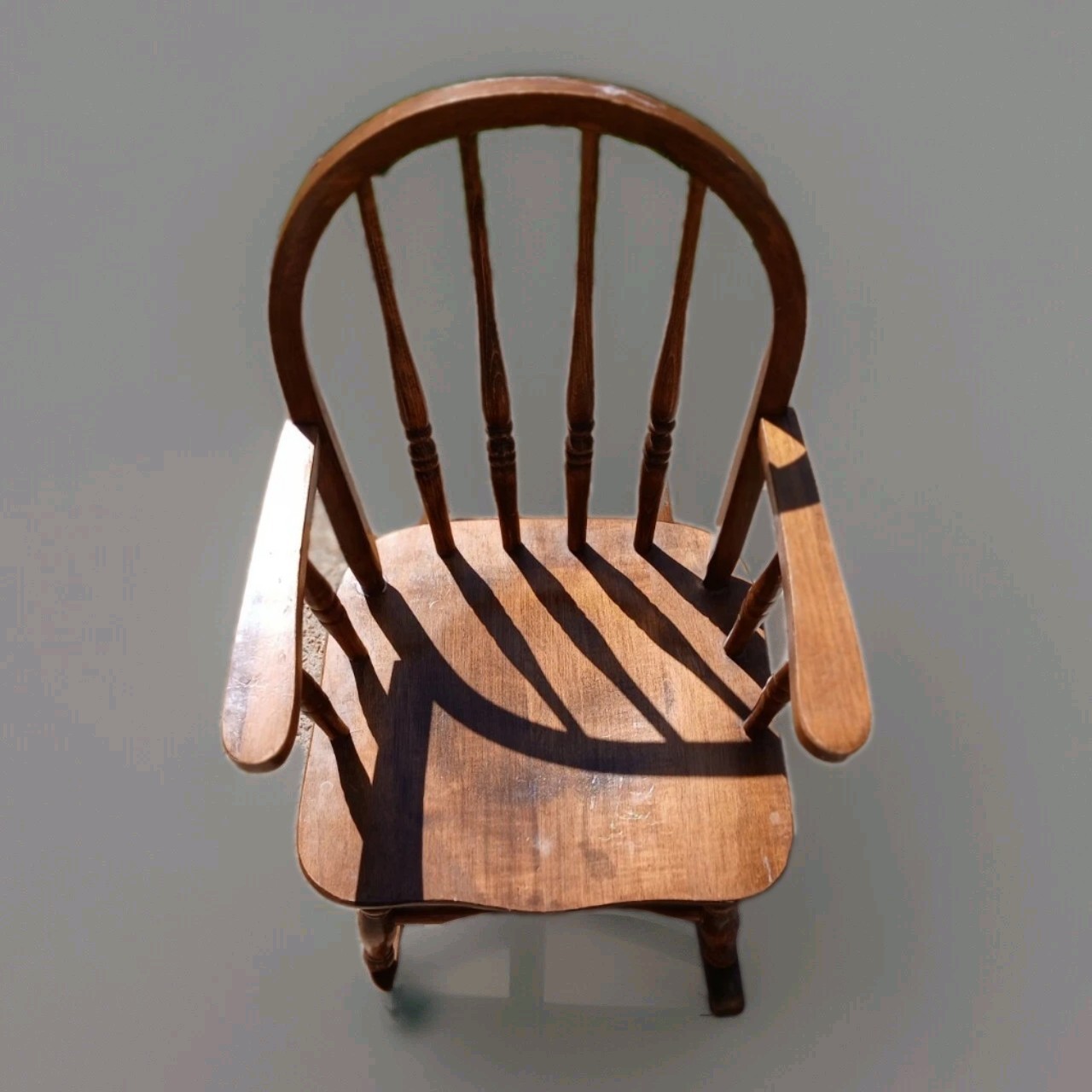 Vintage Union City, Hard Rock Maple Wood Children’s Rocking Arm Chair