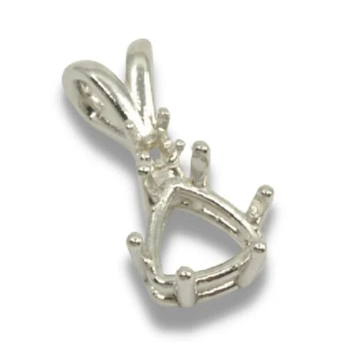 Trillion Accented Pre-notched Pendant Mounting
