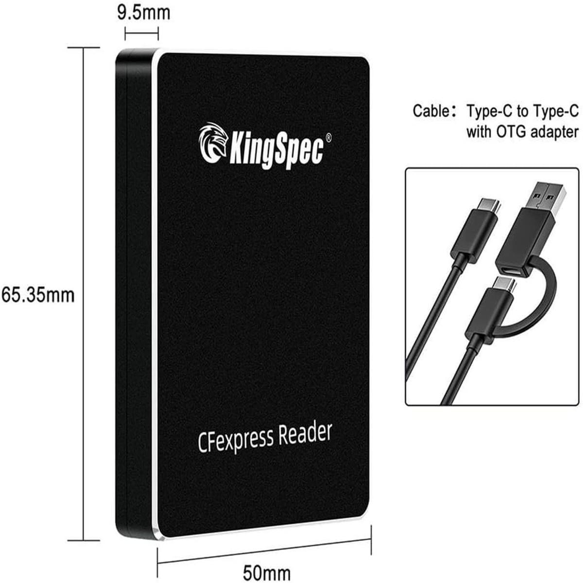 Cfexpress Type B Card Reader USB 3.1 Gen 2 Reader 10gbps USB-C Adapter_