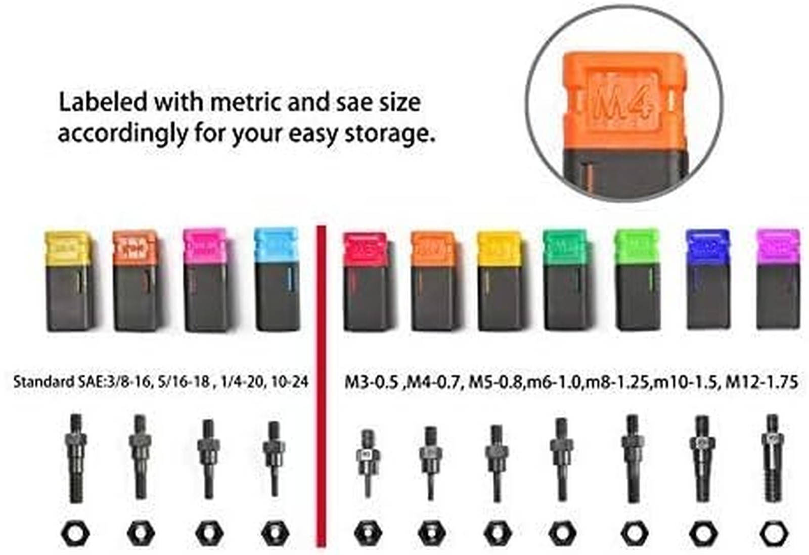 RZX 16" Rivet NUT Tool Hand Blind Riveter,RIVNUT Riveting Tools with Nut Sett...
