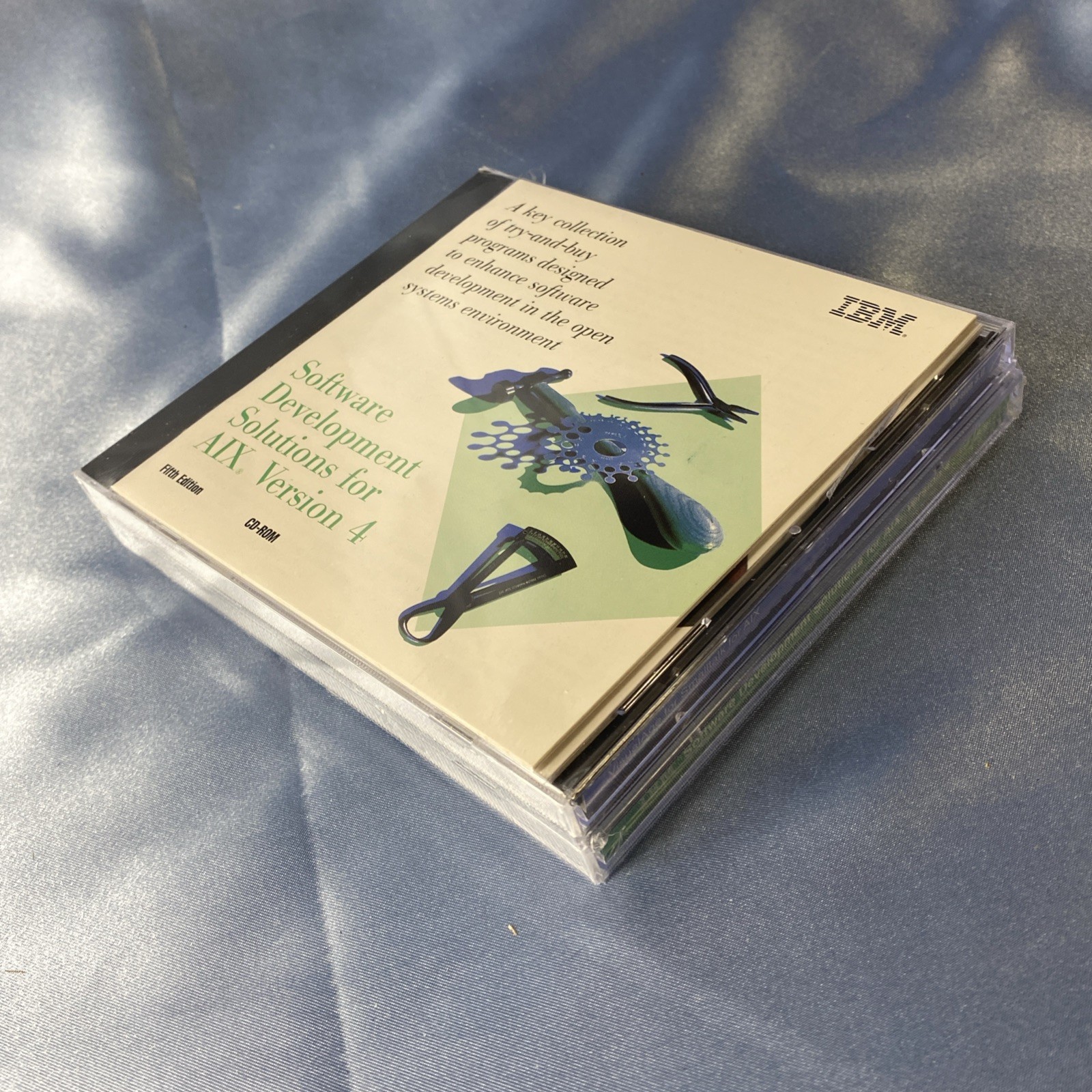 (Sealed) IBM AIX Version 4 Software Development Solutions USA CD-ROM + VisualAge