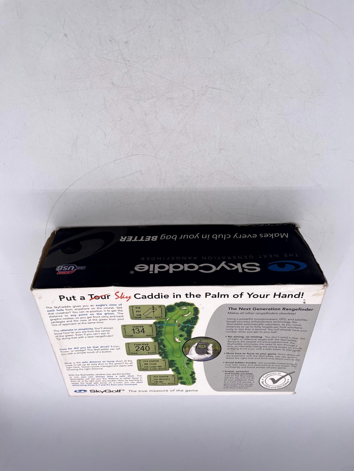 SkyGolf SkyCaddie SG2 Handheld Golf GPS Rangefinder Programmable Digital Display