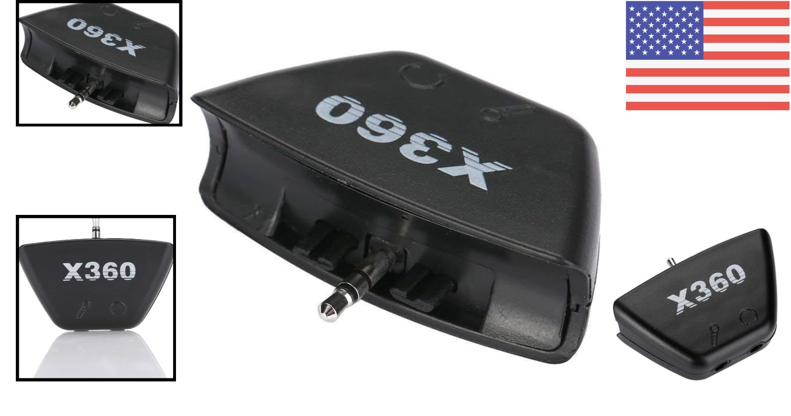 Compact 3.5mm Audio Converter for Xbox 360 Controllers - Efficient Design