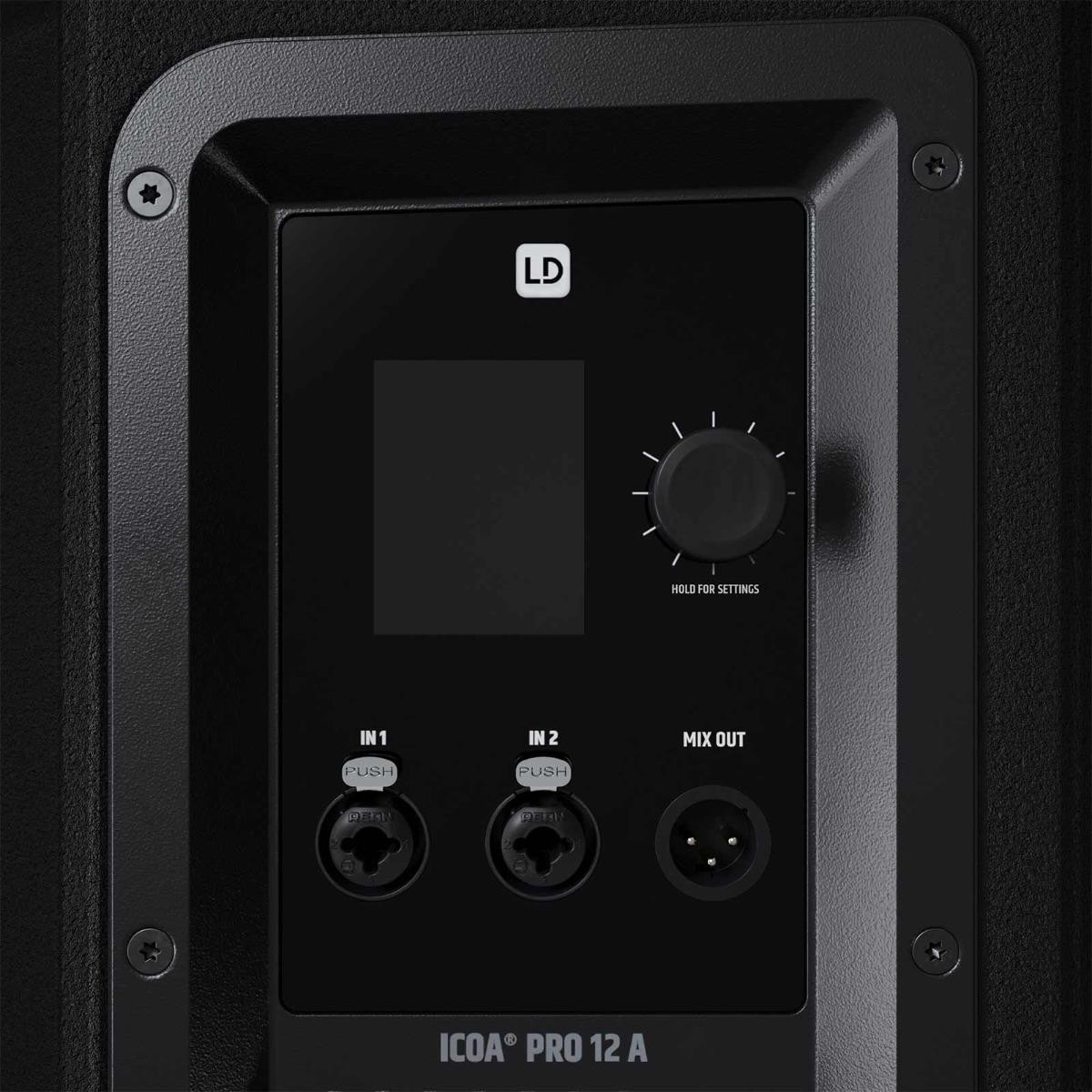 LD Systems ICOA PRO 12 A 12" Powered Loudspeaker with Bluetooth & App