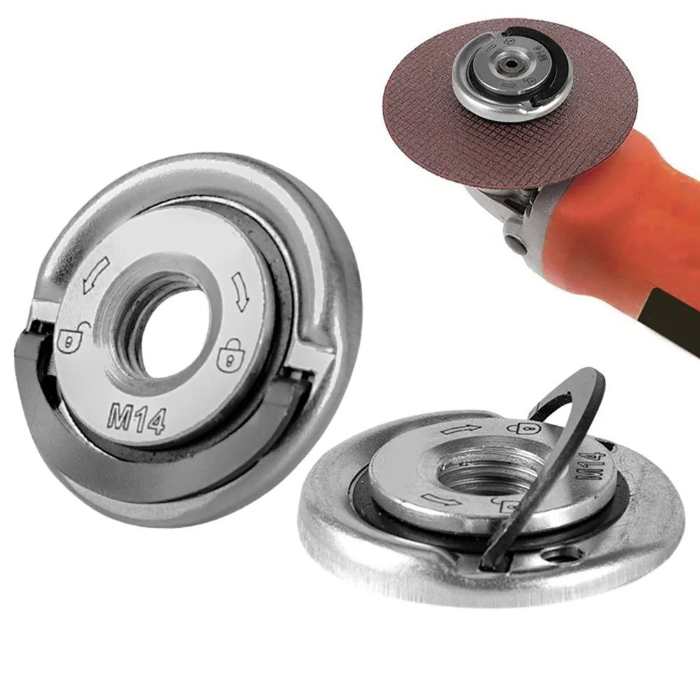 M14 Angle Grinder Quick Release Self-Locking Grinder Pressing Plate Flange Nut