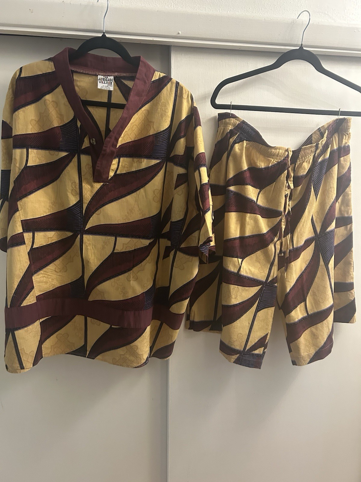 African Two Piece Short Set One Size Fits Most