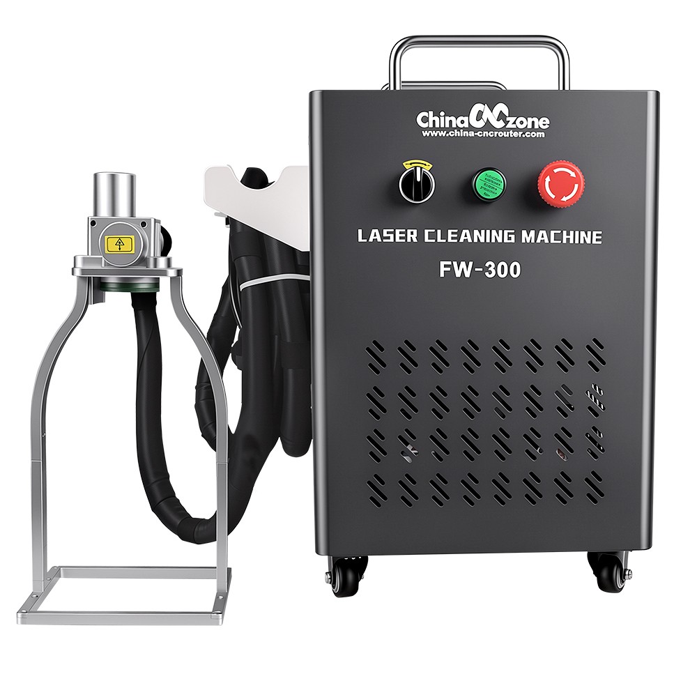 AU JPT 300W Portable Pulsed Laser Cleaning Machine Metal Rust Wood Paint Cleaner