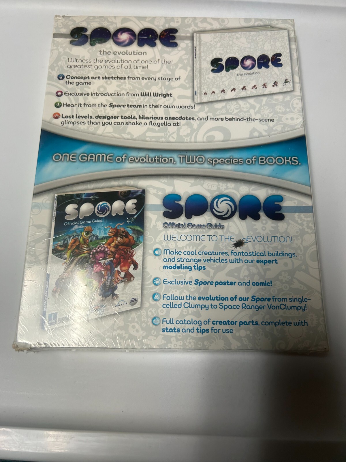 Spore Prima Official Strategy Guide Limited Edition Bundle PC Maxis EA Sealed