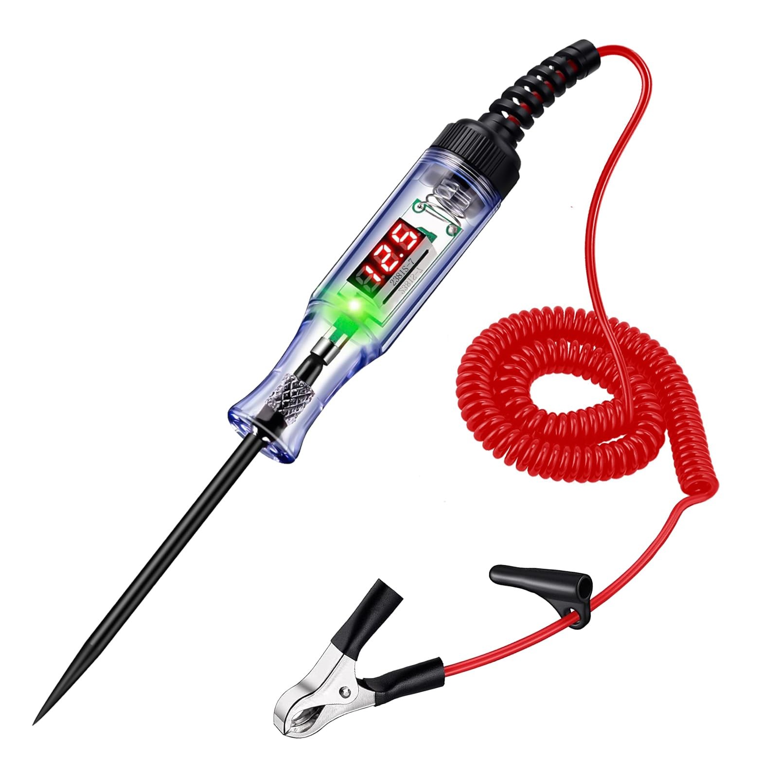 MXCOIRTP Automotive Test Light with 3-120V LED DC Digital Voltage Black