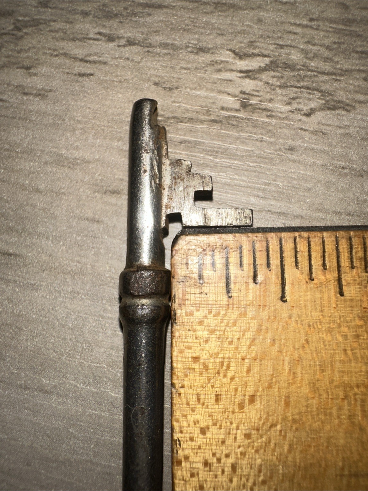 Antique Corbin Skeleton Key Solid Barrel Key. Unique Tip Design!!