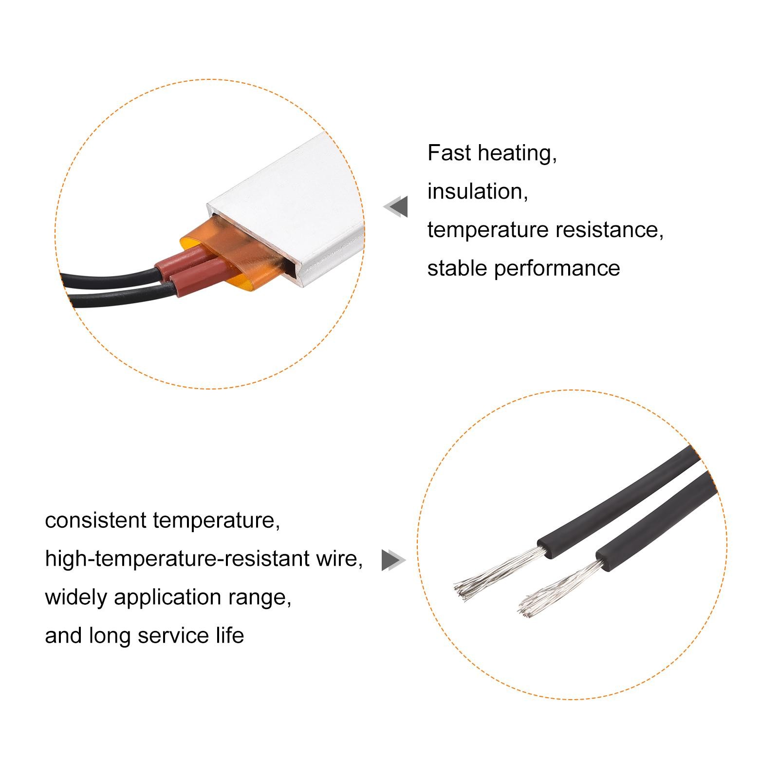 Heating Element 24V 3W-25W 70C Consistent Temperature Ceramic Thermostatic