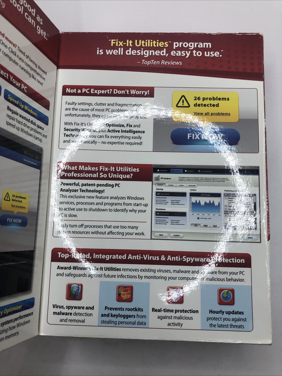 Fix-It Utilities Professional Software Opened