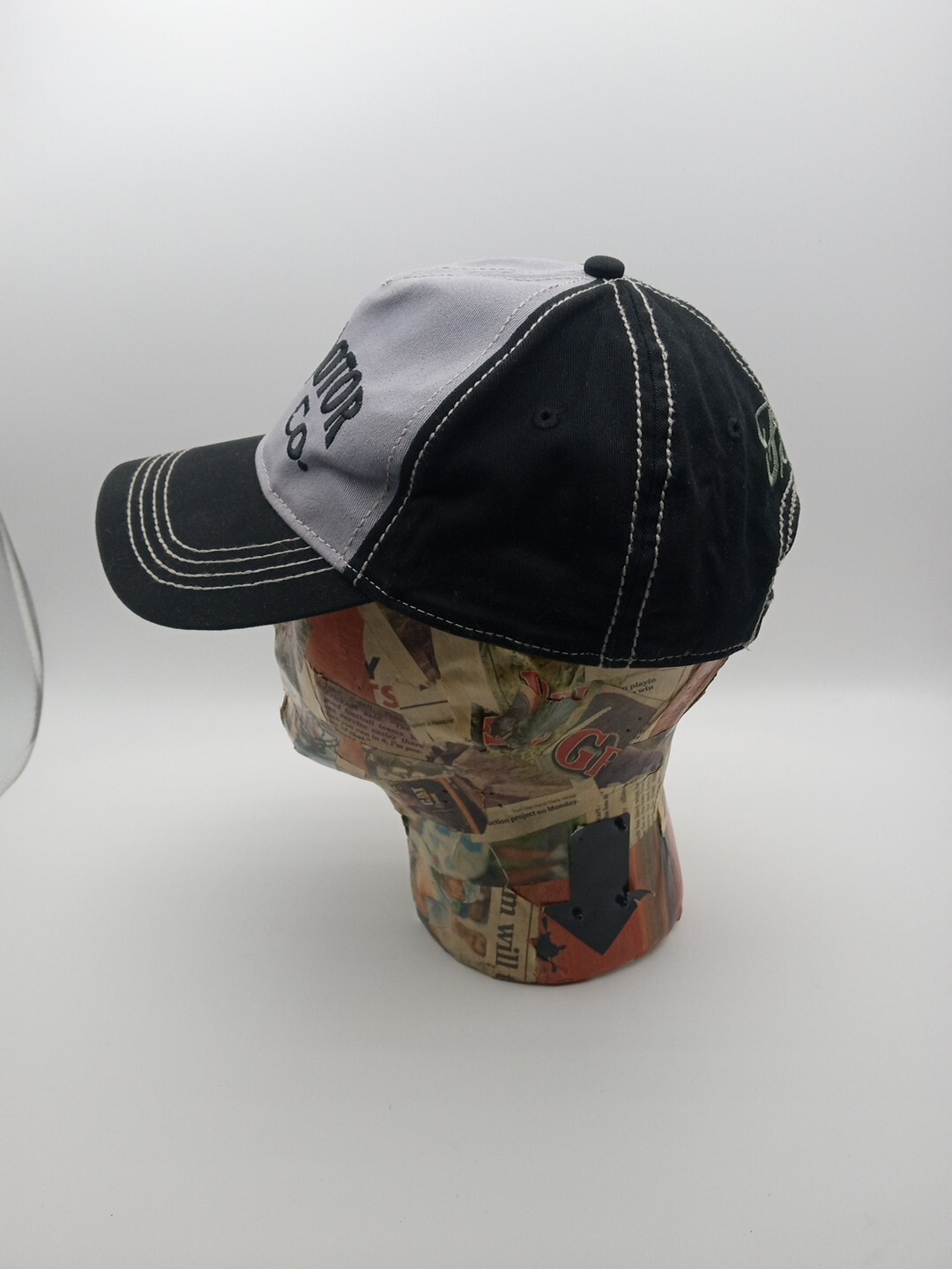 Ford Motor Co. Open Road Black & Gray Strap Back Hat Cap