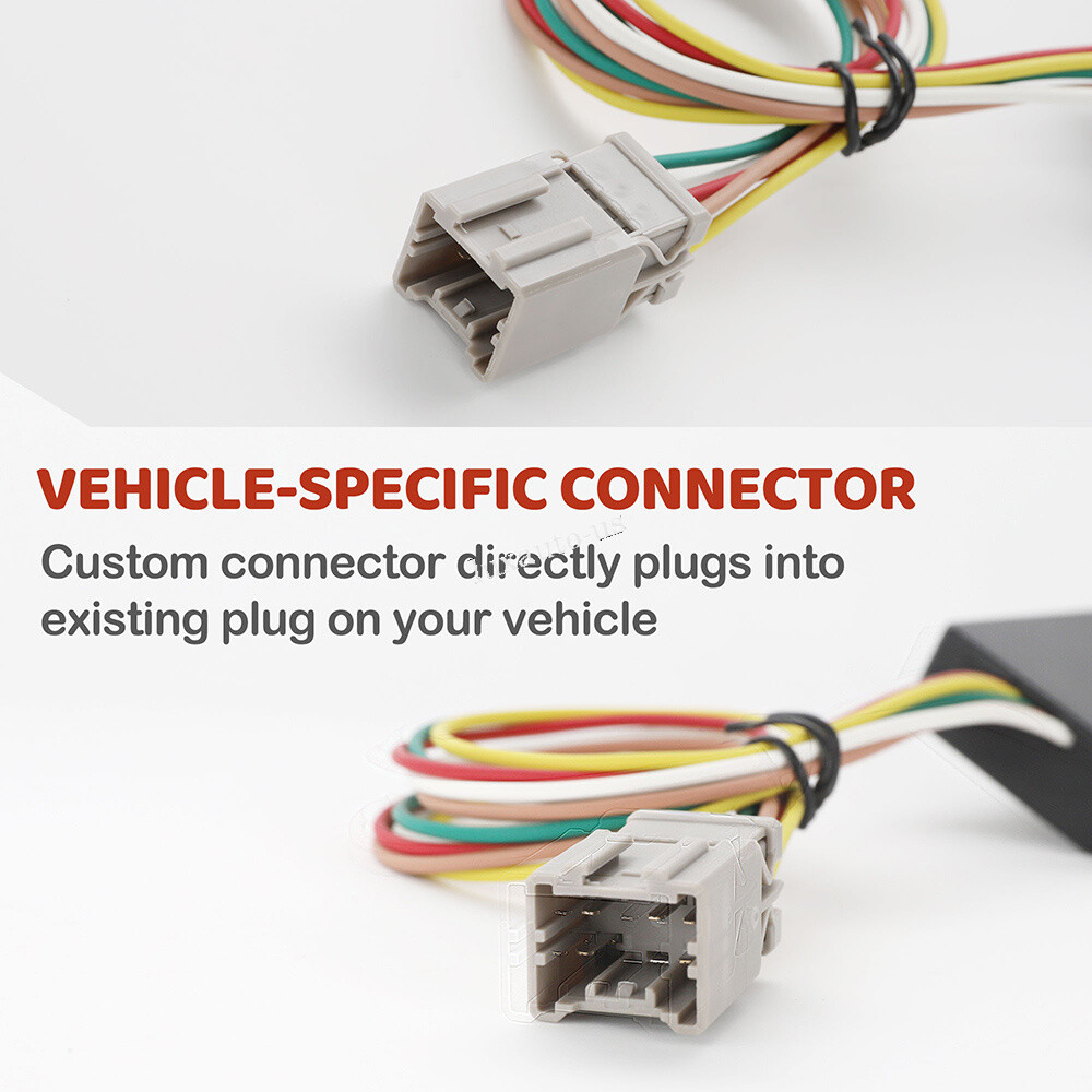 Trailer Hitch Wiring Harness 4 Pin Light Connector For Honda Odyssey 1995-2004