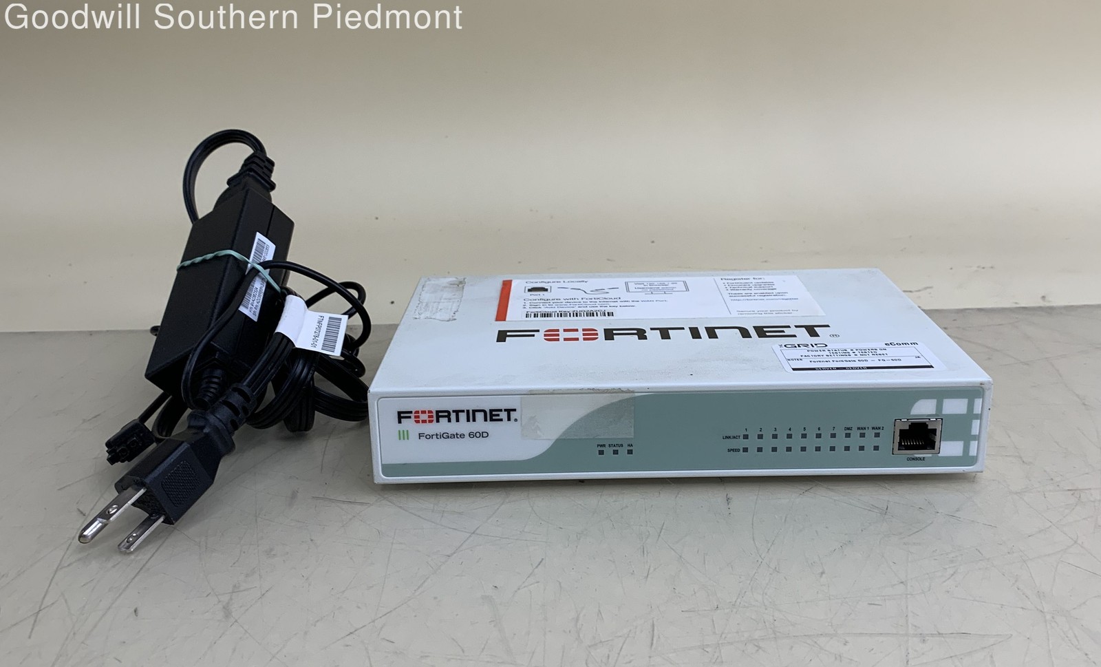 Fortinet FORTIGATE-60D FG-60D-USG Network Firewall - Tested (#GY3553)