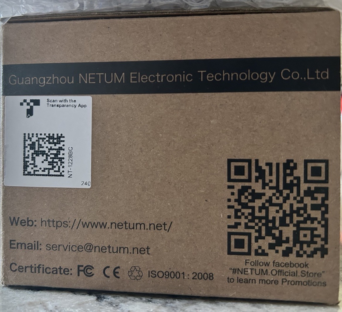 Netum RF2.4G Bluetooth Model NT-1338BC