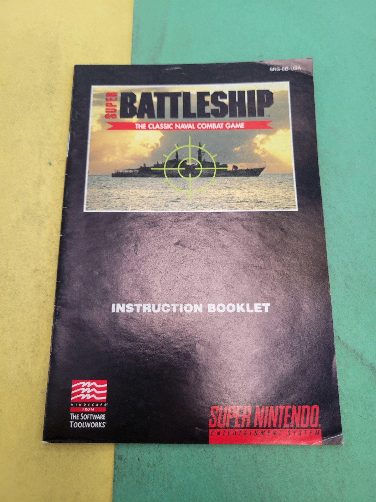 Battleship (SNES Nintendo, Manual Only)