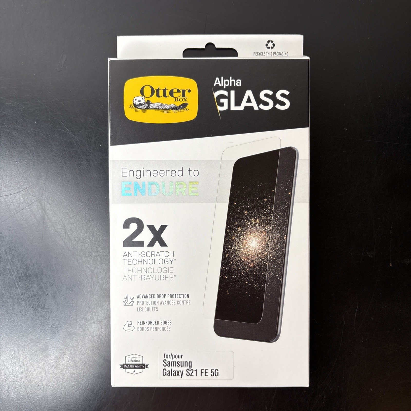 New/Sealed OtterBox Alpha Glass Screen Protector for Samsung Galaxy S21 FE 5G