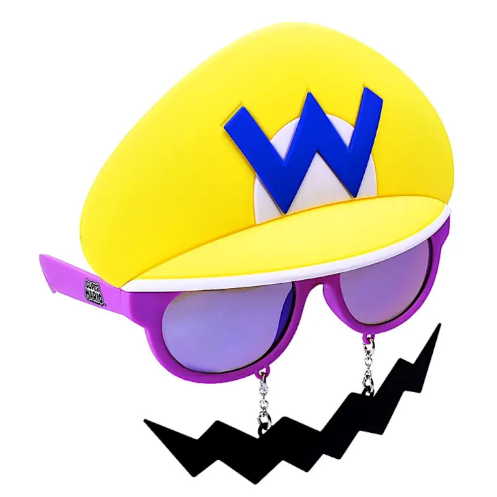 Nintendo Super Mario Bros Sunglasses Sun-Staches of the Super Wario Yellow UV400