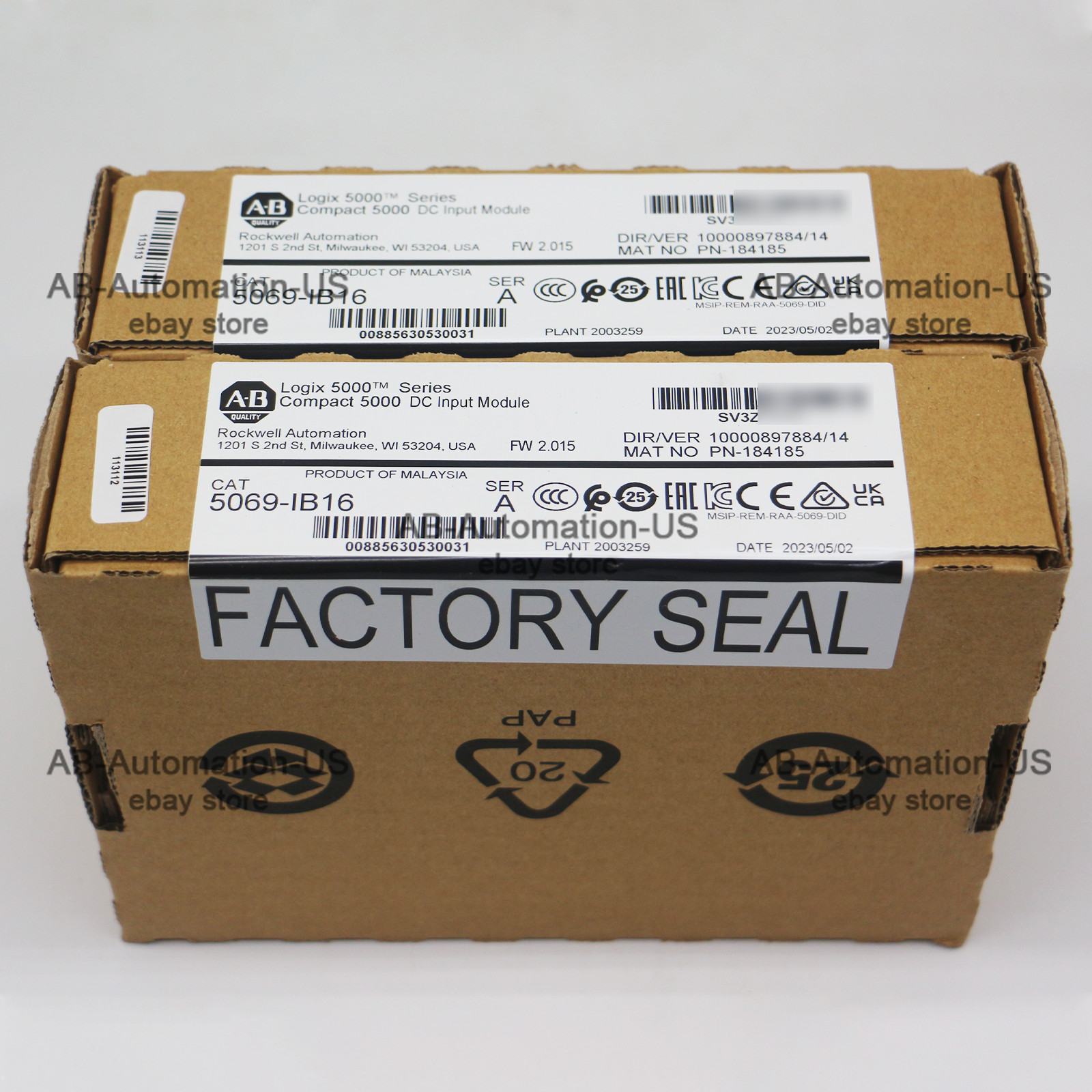 New  5069-IB16 SER A CompactLogix 16 Channel 24V DC Input Module