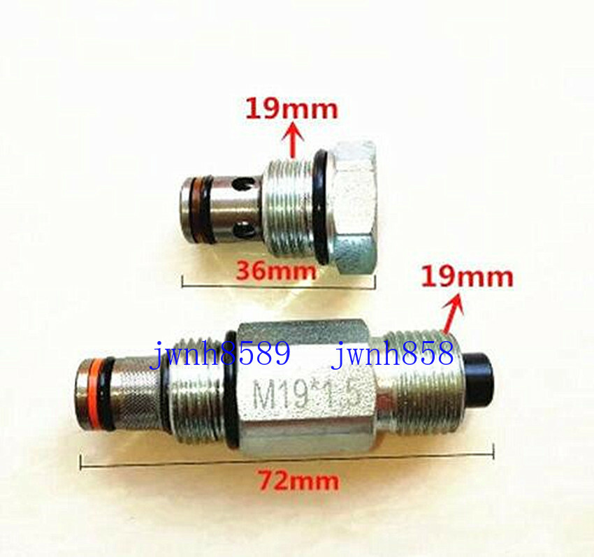 Lowering Valve Pressure Relief Valve For Auto Lift / Hoist Machines Parts 1 Set