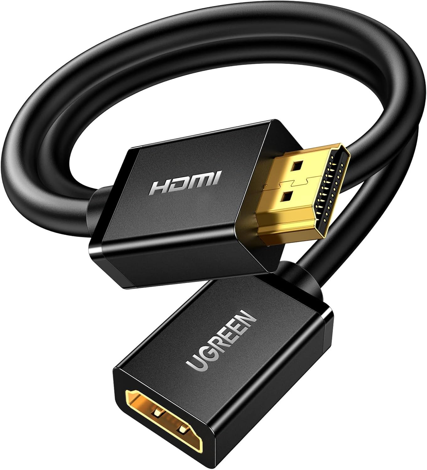 UGREEN 4K 1.5FT HDMI Extension Cable HDMI Extender 4K@60Hz 2K@240Hz Male to Fema