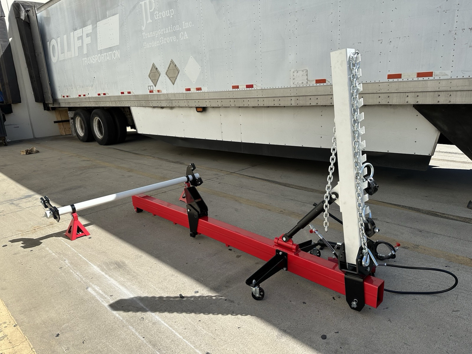 10 ton Auto Body Frame Machine Puller Straightener w/ Air Hydraulic Pump