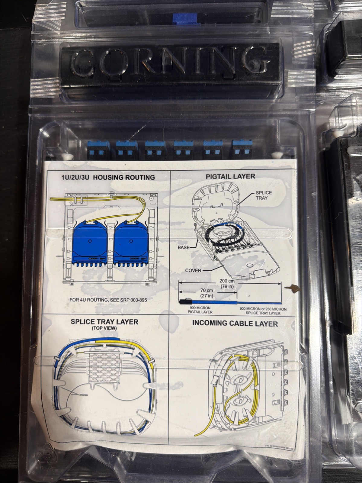 Corning 24 LC Splice Cassette - CCH-CS24-A9-P00RE